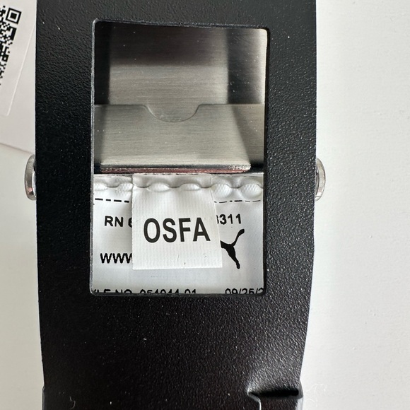 2/$15 Puma Unisex Reversible Web Golf Belt White and Grey - Picture 4 of 7